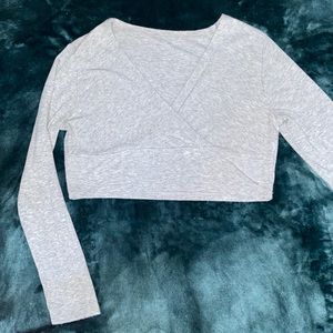 RoMwe Small Overlapped Crop Top